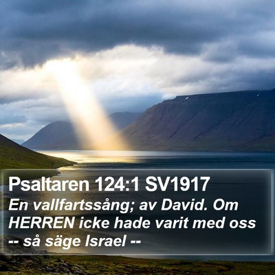 Psaltaren 124:1 SV1917 Bible Verse Image