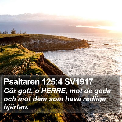 Psaltaren 125:4 SV1917 Bible Verse Image