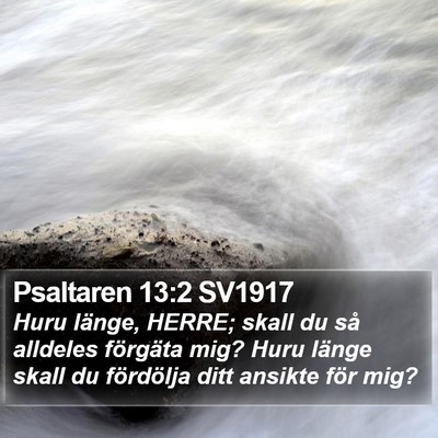 Psaltaren 13:2 SV1917 Bible Verse Image