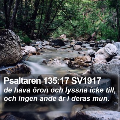 Psaltaren 135:17 SV1917 Bible Verse Image