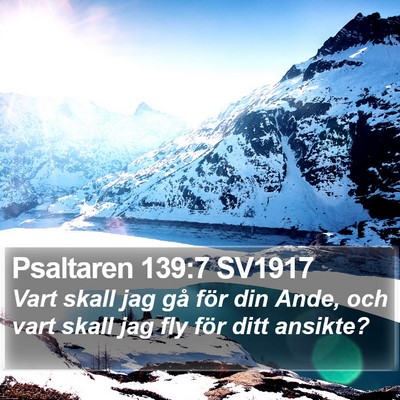 Psaltaren 139:7 SV1917 Bible Verse Image
