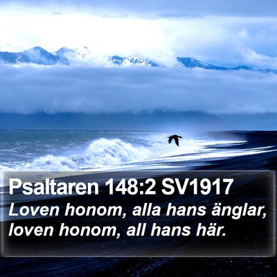 Psaltaren 148:2 SV1917 Bible Verse Image