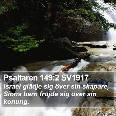 Psaltaren 149:2 SV1917 Bible Verse Image