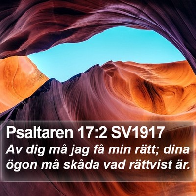 Psaltaren 17:2 SV1917 Bible Verse Image