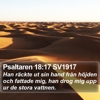 Psaltaren 18:17 SV1917 Bible Verse Image