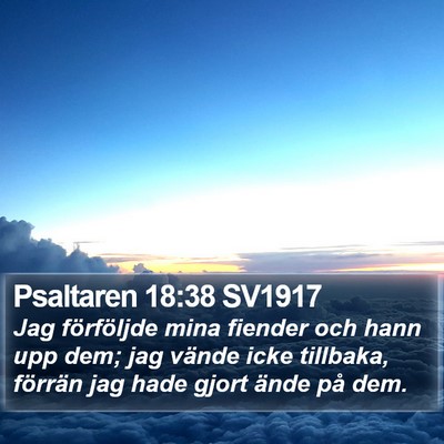 Psaltaren 18:38 SV1917 Bible Verse Image