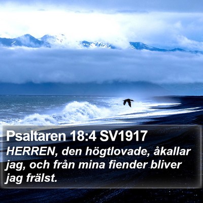 Psaltaren 18:4 SV1917 Bible Verse Image