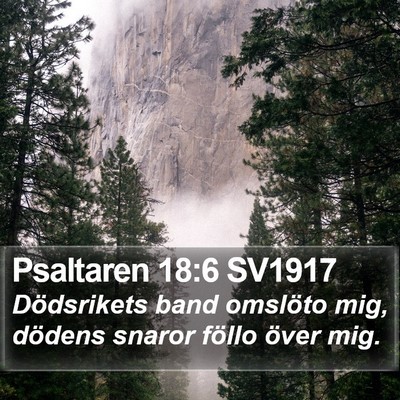 Psaltaren 18:6 SV1917 Bible Verse Image