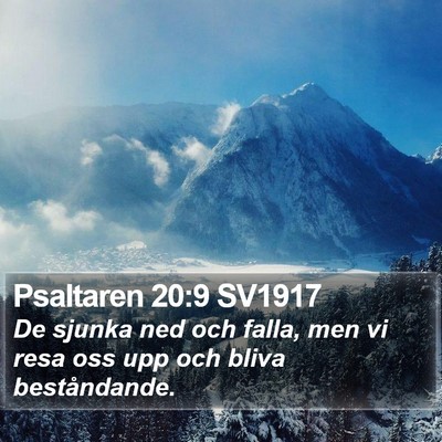 Psaltaren 20:9 SV1917 Bible Verse Image