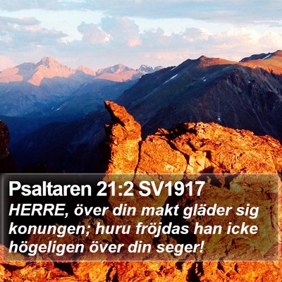 Psaltaren 21:2 SV1917 Bible Verse Image