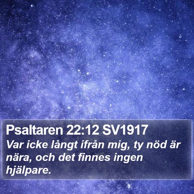 Psaltaren 22:12 SV1917 Bible Verse Image