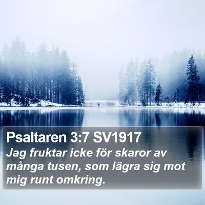Psaltaren 3:7 SV1917 Bible Verse Image