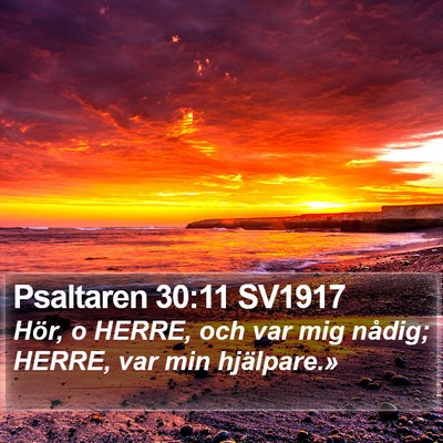Psaltaren 30:11 SV1917 Bible Verse Image