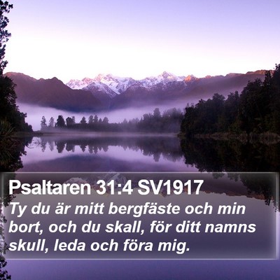 Psaltaren 31:4 SV1917 Bible Verse Image