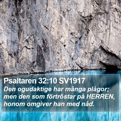 Psaltaren 32:10 SV1917 Bible Verse Image