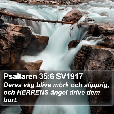 Psaltaren 35:6 SV1917 Bible Verse Image
