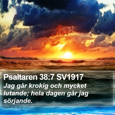 Psaltaren 38:7 SV1917 Bible Verse Image