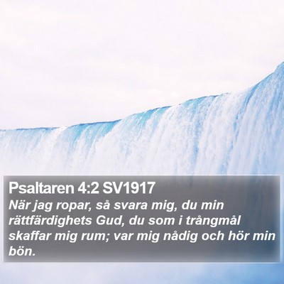 Psaltaren 4:2 SV1917 Bible Verse Image