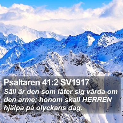 Psaltaren 41:2 SV1917 Bible Verse Image