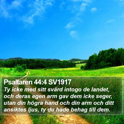 Psaltaren 44:4 SV1917 Bible Verse Image