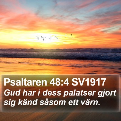 Psaltaren 48:4 SV1917 Bible Verse Image