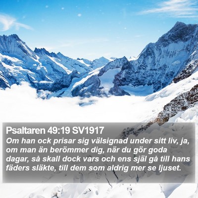Psaltaren 49:19 SV1917 Bible Verse Image