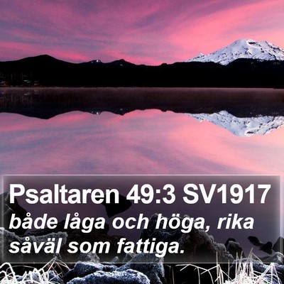 Psaltaren 49:3 SV1917 Bible Verse Image