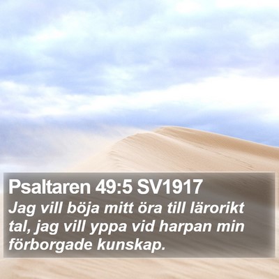 Psaltaren 49:5 SV1917 Bible Verse Image