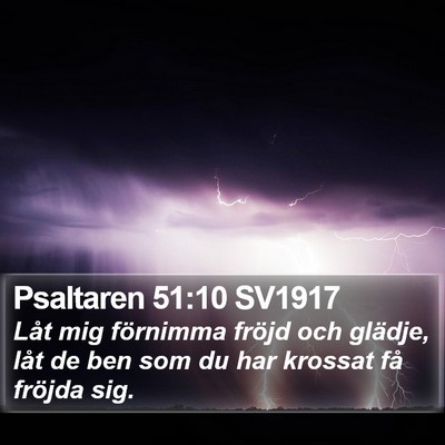 Psaltaren 51:10 SV1917 Bible Verse Image