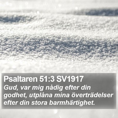 Psaltaren 51:3 SV1917 Bible Verse Image