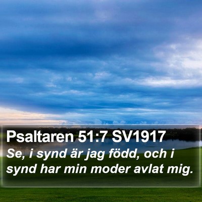 Psaltaren 51:7 SV1917 Bible Verse Image
