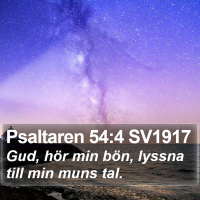 Psaltaren 54:4 SV1917 Bible Verse Image
