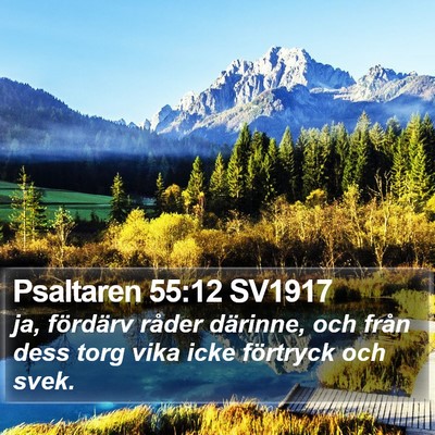 Psaltaren 55:12 SV1917 Bible Verse Image