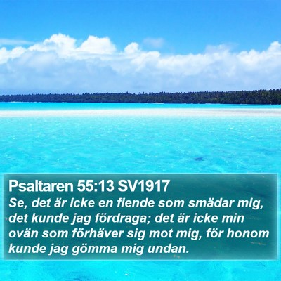 Psaltaren 55:13 SV1917 Bible Verse Image