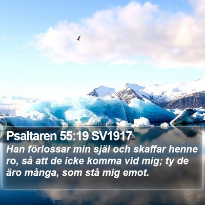 Psaltaren 55:19 SV1917 Bible Verse Image