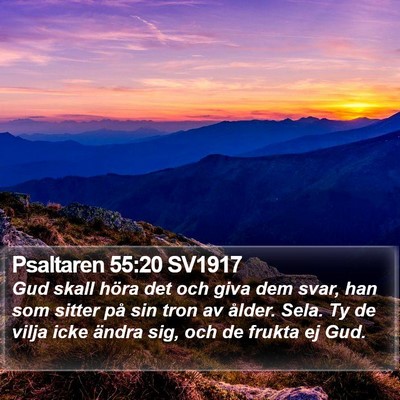 Psaltaren 55:20 SV1917 Bible Verse Image