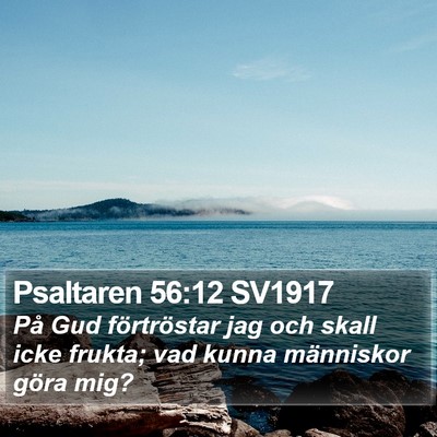 Psaltaren 56:12 SV1917 Bible Verse Image