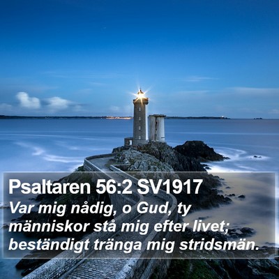 Psaltaren 56:2 SV1917 Bible Verse Image