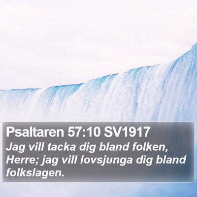 Psaltaren 57:10 SV1917 Bible Verse Image