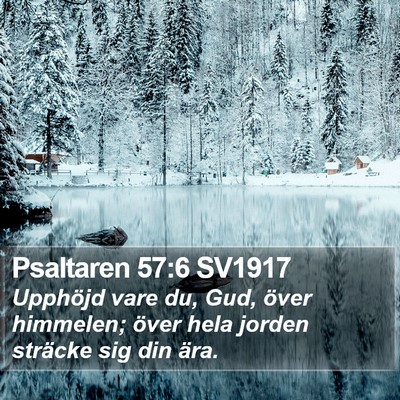 Psaltaren 57:6 SV1917 Bible Verse Image