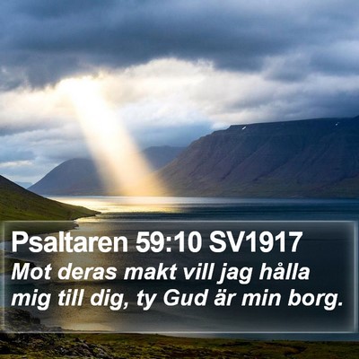 Psaltaren 59:10 SV1917 Bible Verse Image