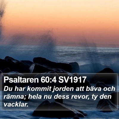 Psaltaren 60:4 SV1917 Bible Verse Image