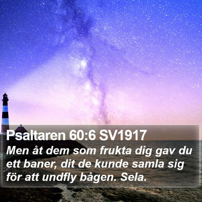 Psaltaren 60:6 SV1917 Bible Verse Image