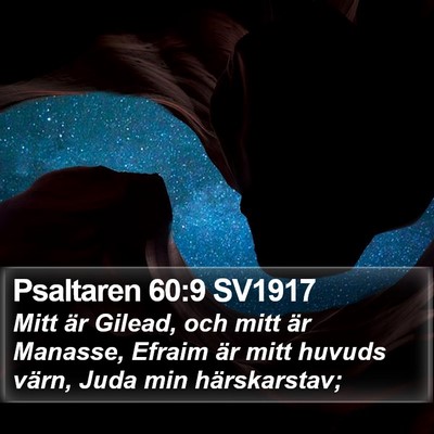 Psaltaren 60:9 SV1917 Bible Verse Image