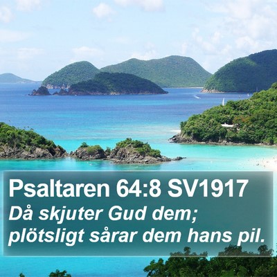 Psaltaren 64:8 SV1917 Bible Verse Image