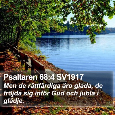 Psaltaren 68:4 SV1917 Bible Verse Image