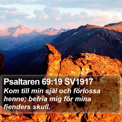 Psaltaren 69:19 SV1917 Bible Verse Image