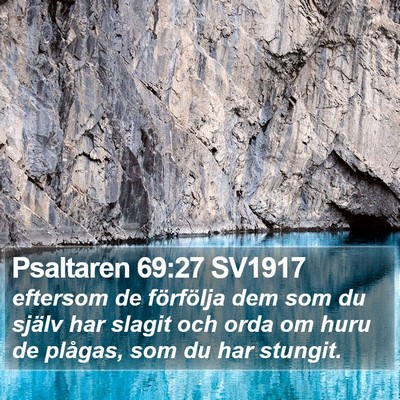 Psaltaren 69:27 SV1917 Bible Verse Image