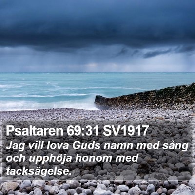 Psaltaren 69:31 SV1917 Bible Verse Image