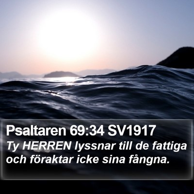 Psaltaren 69:34 SV1917 Bible Verse Image
